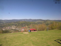 Pohled na Krkonoše
