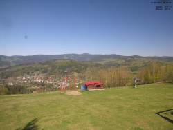 Pohled na Krkonoše
