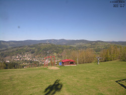 Pohled na Krkonoše