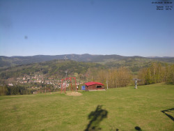 Pohled na Krkonoše