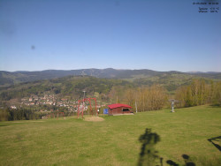Pohled na Krkonoše
