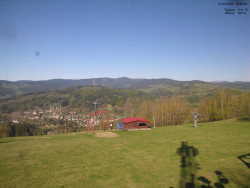 Pohled na Krkonoše