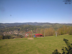 Pohled na Krkonoše