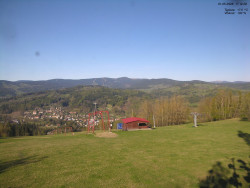 Pohled na Krkonoše