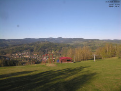 Pohled na Krkonoše