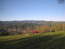 Pohled na Krkonoše