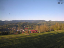 Pohled na Krkonoše