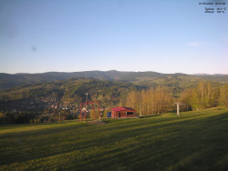 Pohled na Krkonoše