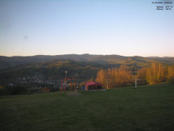 Pohled na Krkonoše
