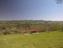 Pohled na Krkonoše