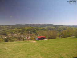 Pohled na Krkonoše