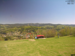 Pohled na Krkonoše