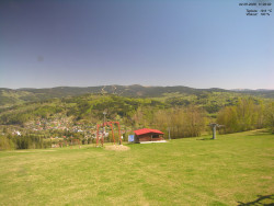 Pohled na Krkonoše