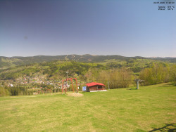 Pohled na Krkonoše
