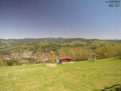 Pohled na Krkonoše