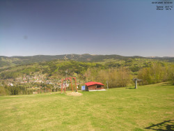 Pohled na Krkonoše