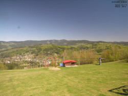 Pohled na Krkonoše
