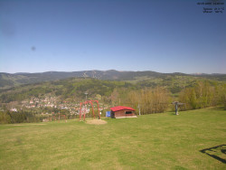 Pohled na Krkonoše