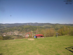 Pohled na Krkonoše
