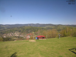 Pohled na Krkonoše