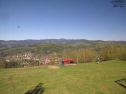 Pohled na Krkonoše