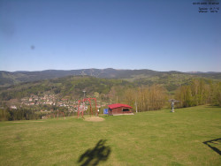 Pohled na Krkonoše