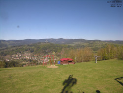 Pohled na Krkonoše