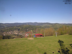 Pohled na Krkonoše