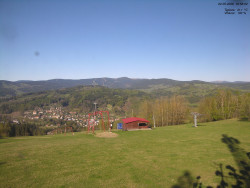 Pohled na Krkonoše
