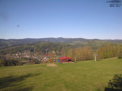 Pohled na Krkonoše