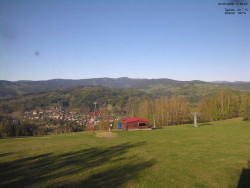 Pohled na Krkonoše