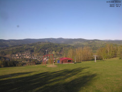 Pohled na Krkonoše