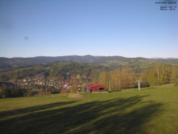 Pohled na Krkonoše
