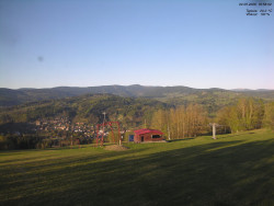 Pohled na Krkonoše