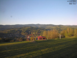Pohled na Krkonoše