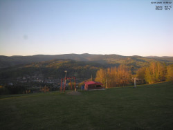 Pohled na Krkonoše