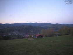 Pohled na Krkonoše