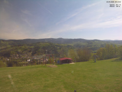 Pohled na Krkonoše