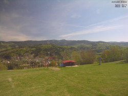 Pohled na Krkonoše