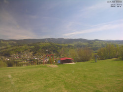 Pohled na Krkonoše