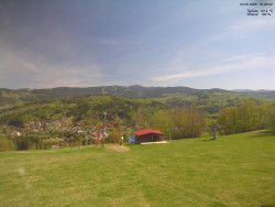 Pohled na Krkonoše