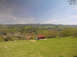 Pohled na Krkonoše