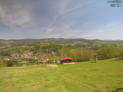 Pohled na Krkonoše