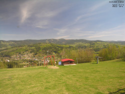Pohled na Krkonoše