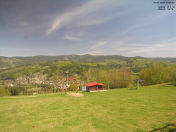 Pohled na Krkonoše