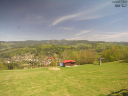 Pohled na Krkonoše