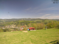 Pohled na Krkonoše