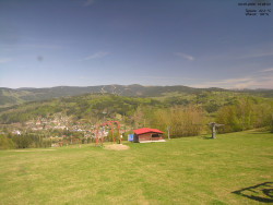 Pohled na Krkonoše