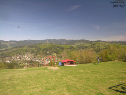 Pohled na Krkonoše