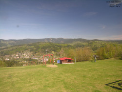Pohled na Krkonoše